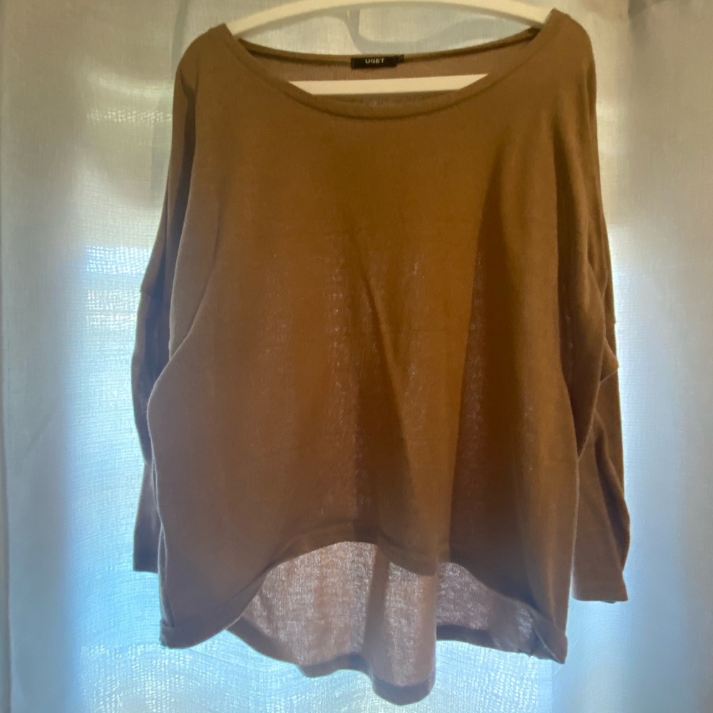 Oversized Loose Long-Sleeve Shirt